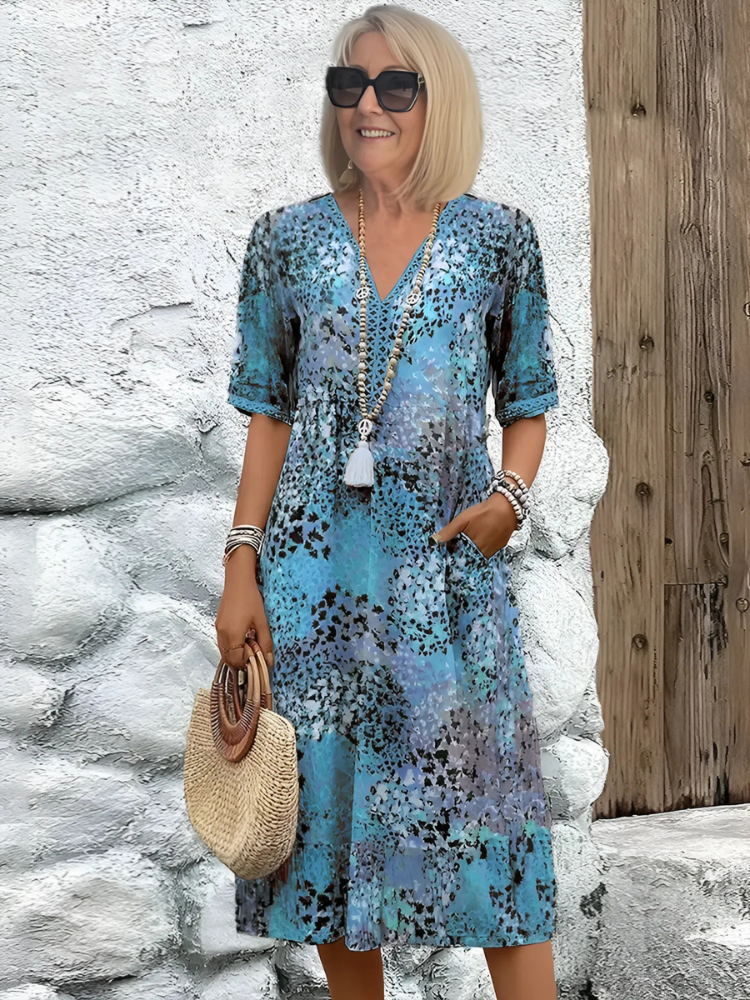 Mirabelle | Vibrant Mid Length Dress