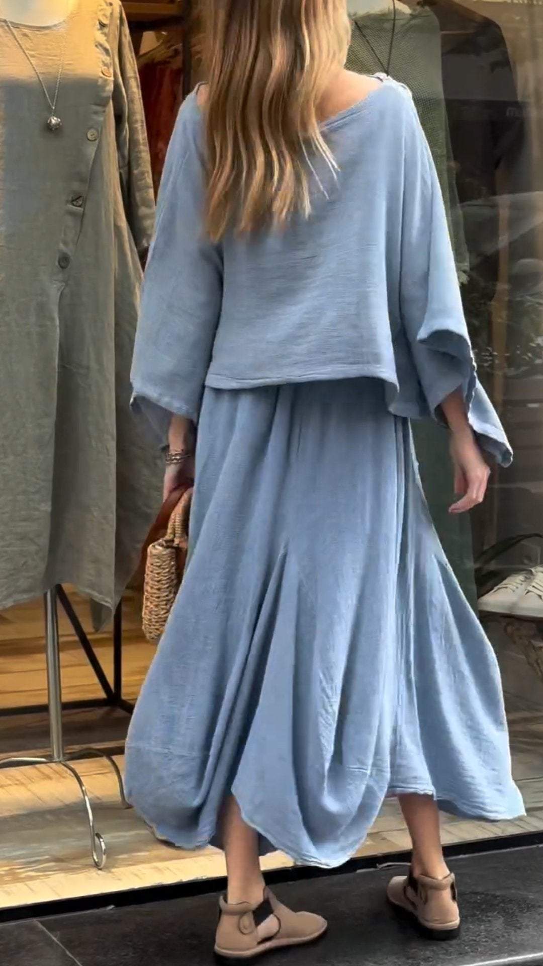 Zelora™ Flowing Casual Two-Piece Set