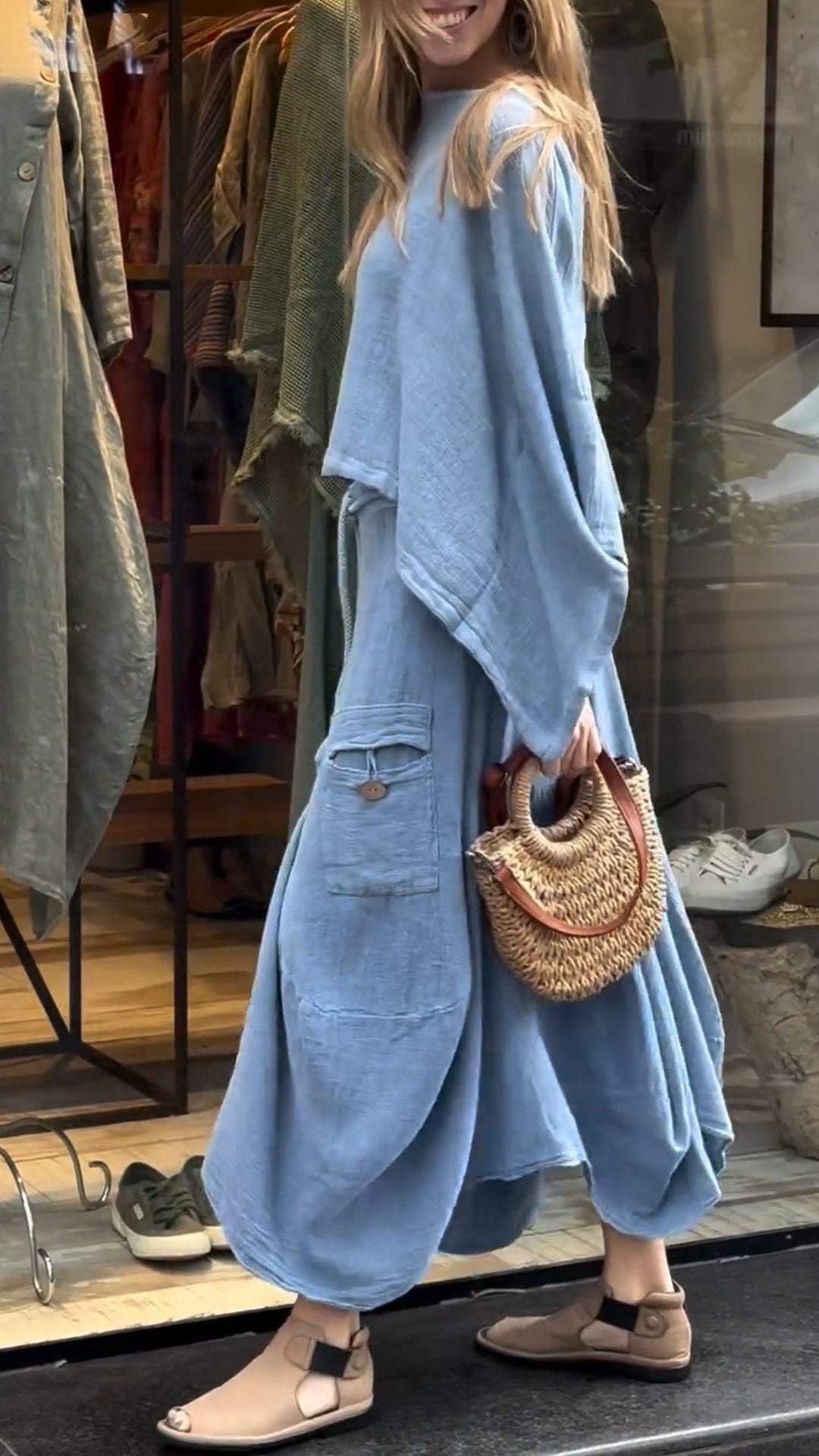 Zelora™ Flowing Casual Two-Piece Set